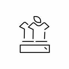 clothes material icon sign vector