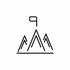 difficult achievement icon sign vector