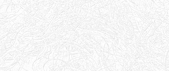 White concrete vector texture. Relief stone marble background. Horizontal light gray grunge texture background. Embossed surface wallpaper.