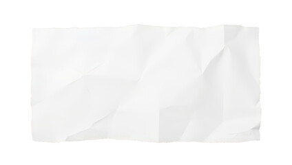 Obraz premium Torn White Crumpled Paper Texture