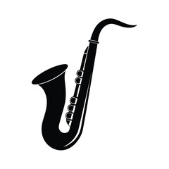 Musical Silhouette Vector Design Image.