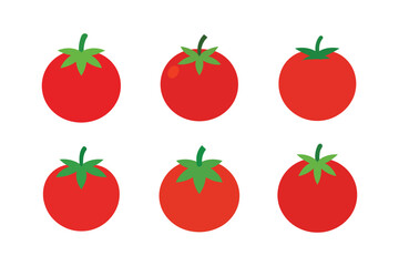 tomato vector icon illustration vector 