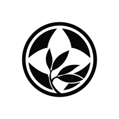 vector illustration of a leaf