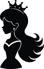 silhouette of a girl