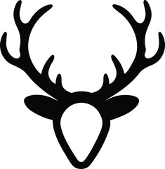 Obraz premium deer head silhouette