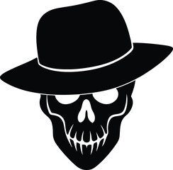 cowboy hat with mustache