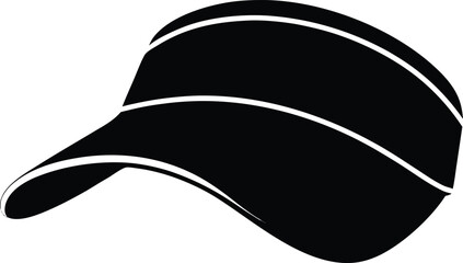 black hat isolated on white