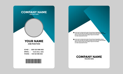 Modern Corporate ID Card Design