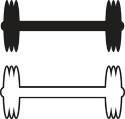 Exercise tool Weight Loss Icon sports equipment, exercise machines