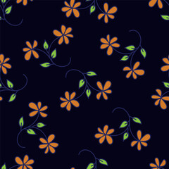 botanical floral vector seamless pattern with roses herbs and leaves big set background with flowers