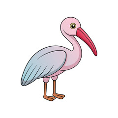  Vibrant Spoonbill Bird Detailed Illustration