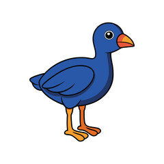  Realistic Allen's Gallinule Illustration in Nature