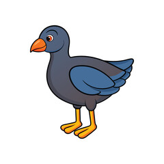  Colorful Representation of Allen's Gallinule Bird