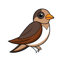 Fototapeta premium Graceful Alpine Swift Bird Artwork