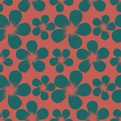 botanical floral vector seamless pattern with roses herbs and leaves big set background with flowers