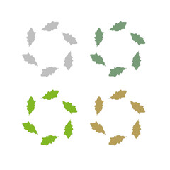 NATURAL LEAVES SIGN SYMBOL LOGO VECTOR