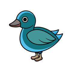  Realistic Andean Teal Illustration