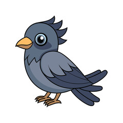  Vibrant Ashy Drongo Bird Detailed Illustration