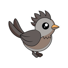  Realistic Ashy Prinia Bird Illustration