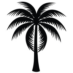Obraz premium palm tree silhouette
