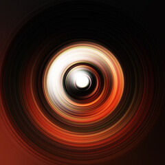 Colorful radial motion effect. Abstract rounded background. Color curves and sphere. Multi color gradient rings and circles wallpaper. Colored texture backdrop and banner.