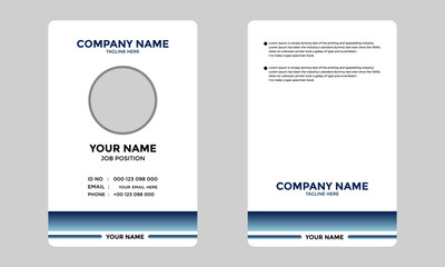 Modern Corporate ID Card Design