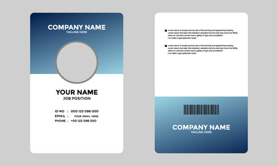 Modern Corporate ID Card Design