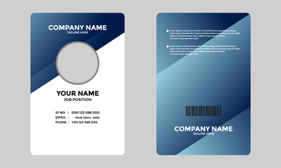 Modern Corporate ID Card Design