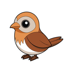  Stunning Bearded Reedling Bird Colorful Illustration