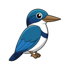  Stunning Belted Kingfisher Colorful Illustration