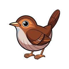  Stunning Bewick's Wren Colorful Illustration