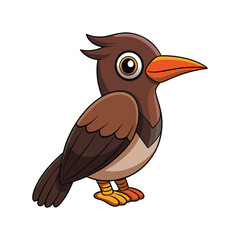  Charming Black-Banded Woodcreeper Illustration