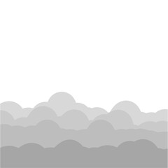 grey clouds illustration