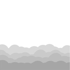 Obraz premium grey clouds illustration