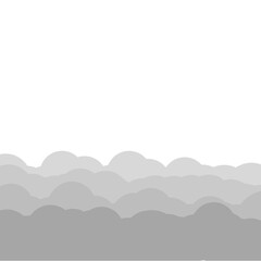 Obraz premium grey clouds illustration