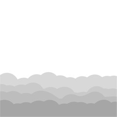 grey clouds illustration