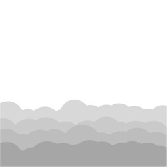 grey clouds illustration