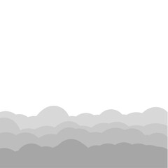 grey clouds illustration