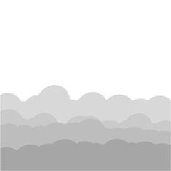 grey clouds illustration