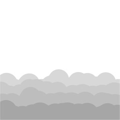 grey clouds illustration