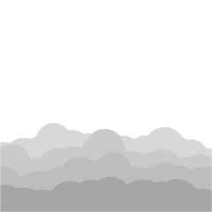 grey clouds illustration