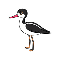 Vibrant Black-Necked Stilt Artwork