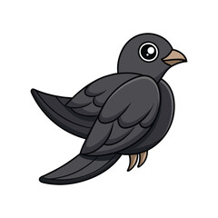  Realistic Black Swift Illustration