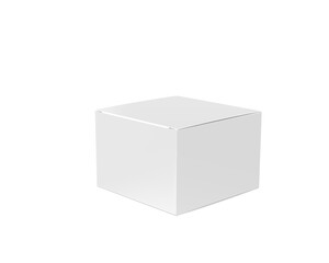 white box isolated on white