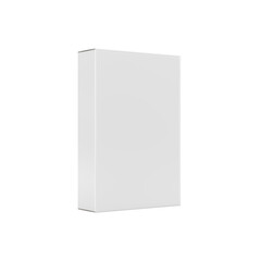 white box isolated on white