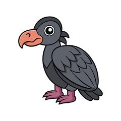  Realistic Black Vulture Bird Illustration