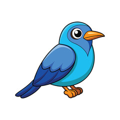  Realistic Blue-bearded Bee-eater Bird Illustration