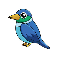  Charming Blue-Cheeked Bee-Eater Illustration