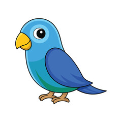  Dynamic Blue-Fronted Parrotlet Artwork