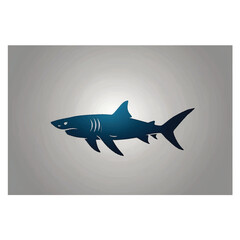 Fototapeta premium shark logo vector icon design image